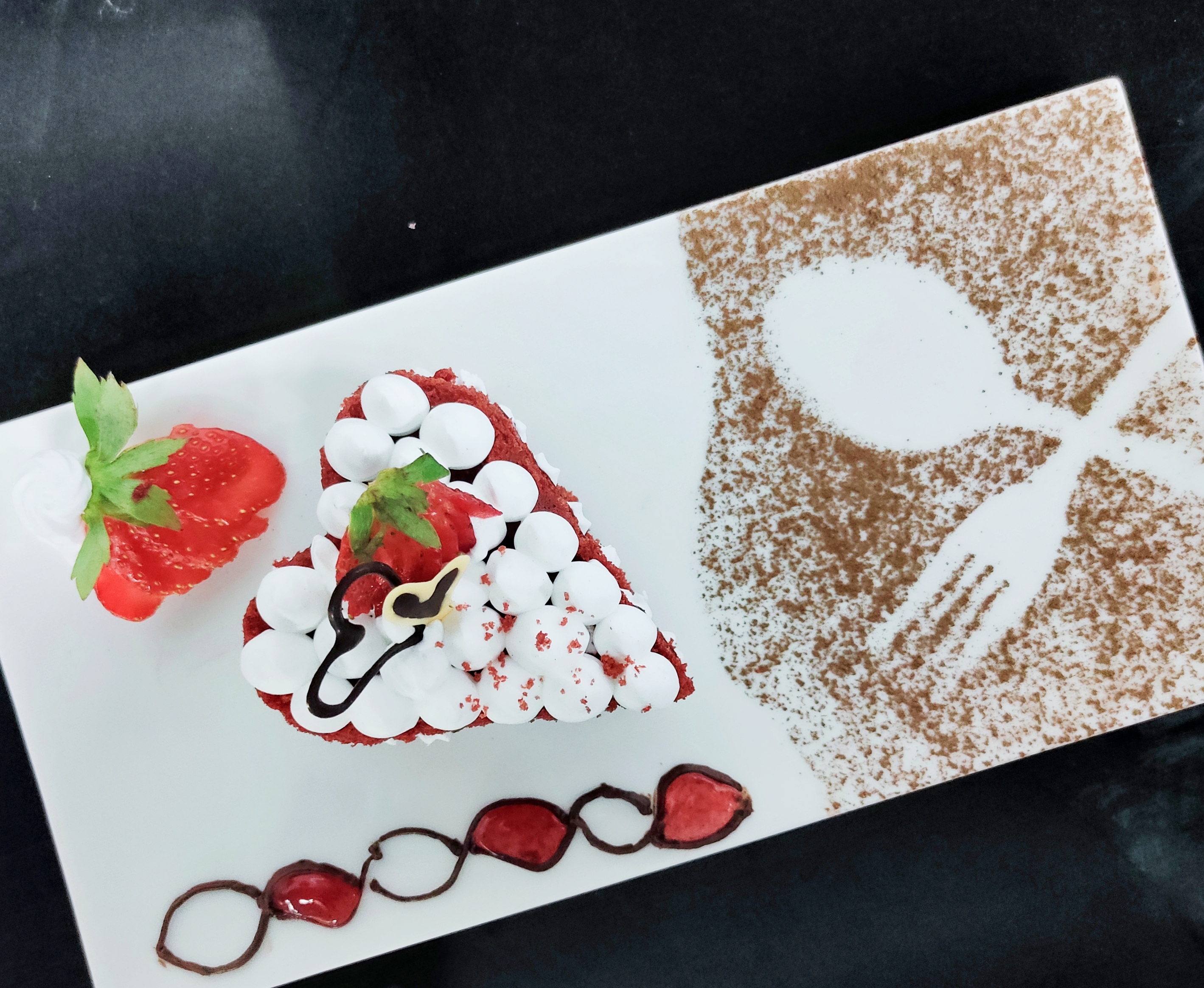 Red velvet pastry