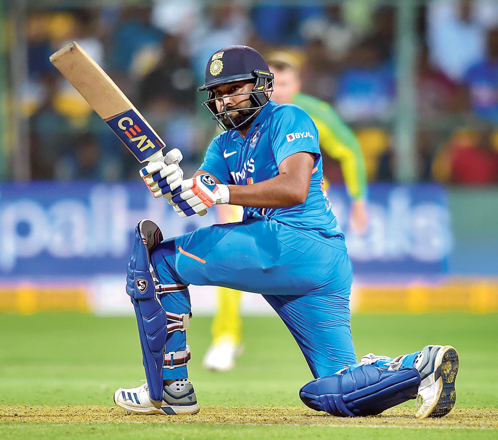 MoM Rohit Sharma on way to his century during the third and final ODI in Bangalore on Sunday