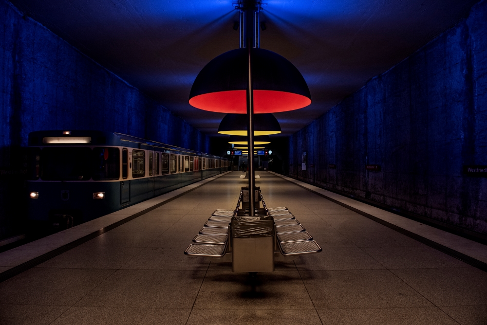 A subway station in Munich, Germany, March 21, 2020
