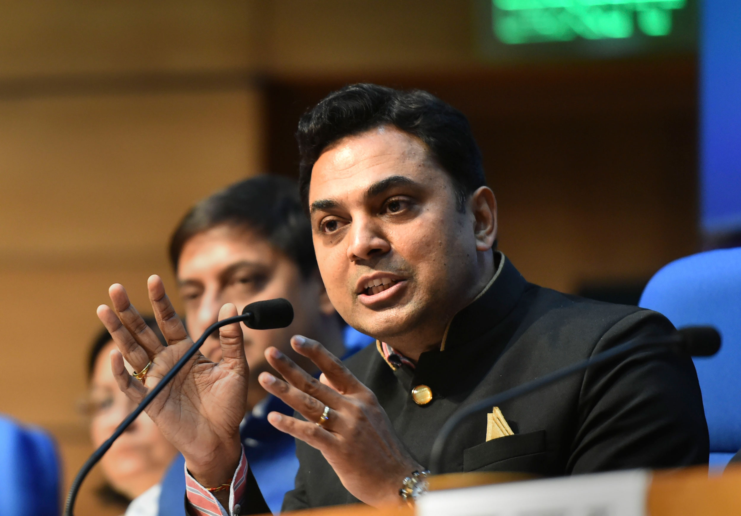 Chief economic adviser K.V. Subramanian during a press conference on Economic Survey 2018-19,  in New Delhi, on July 04, 2019.
