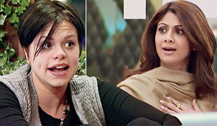 Jade Goody (left) abused Shilpa on Celebrity Big Brother in 2007