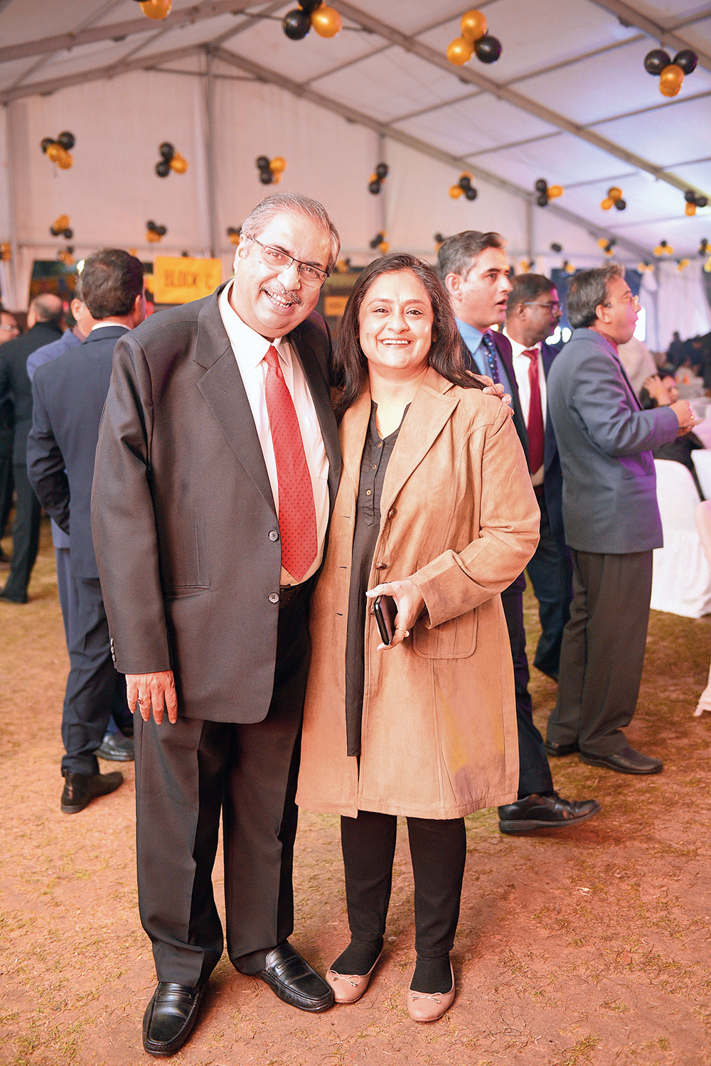For some, spending NYE at the AJC Bose Road club is all about old times’ sake! “We are members of the club since the early 90s — it’s like a second home to us. Had to usher in a new decade in a place that reeks of nostalgia, comfort and happiness,” said Ronita Dey, as she posed with husband Sanjoy