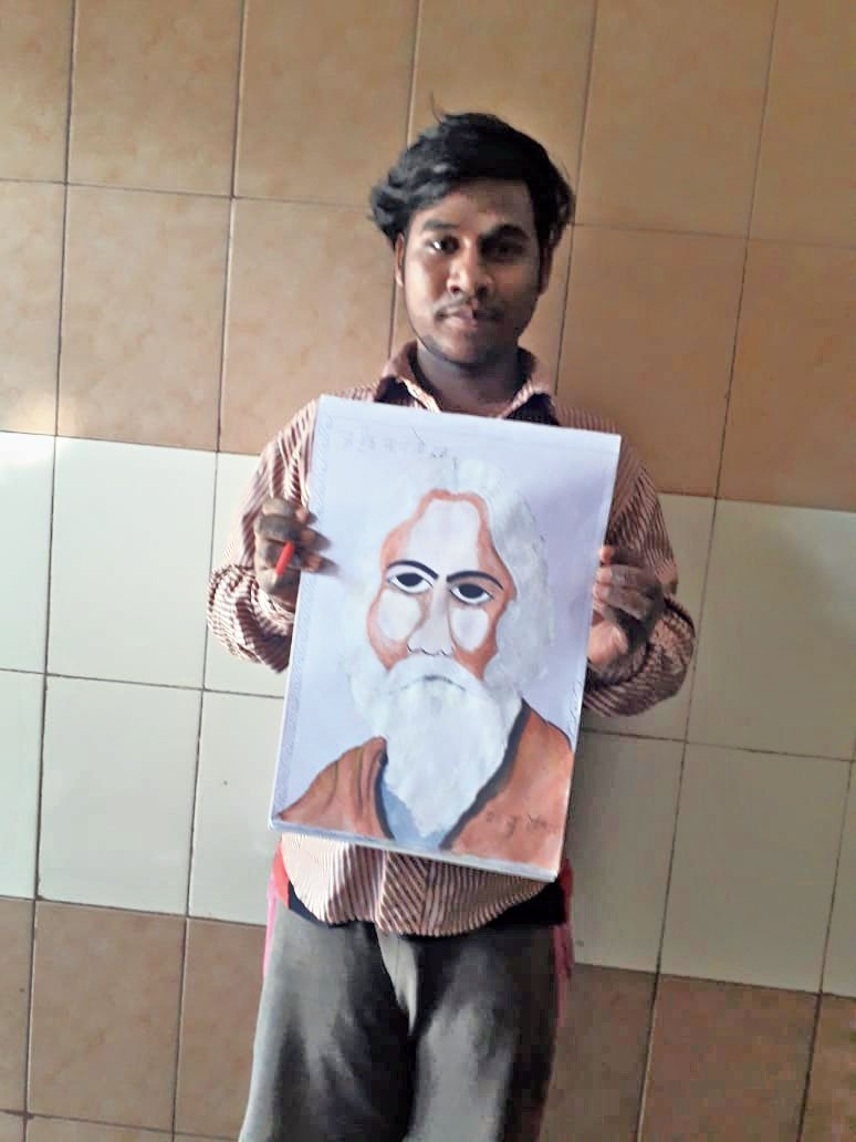 Rabindranath Tagore portrait  An Illustrators Blog