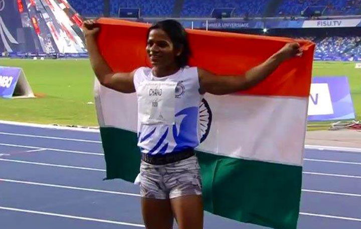 Dutee Chand has now become only the second Indian sprinter to win a gold in a global event after Hima Das, who clinched the top spot in 400m in the World Junior Athletics Championships last year. 

