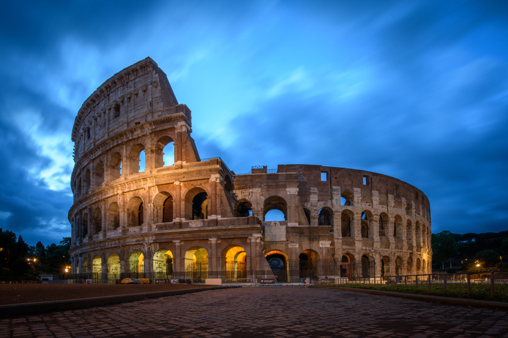 The Colosseum in Rome, Italy, an ancient amphitheatre. Many Calcuttans have decided not to travel to Europe this season because of the economic slowdown
