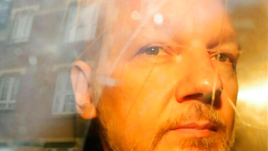 A file photo of Julian Assange
