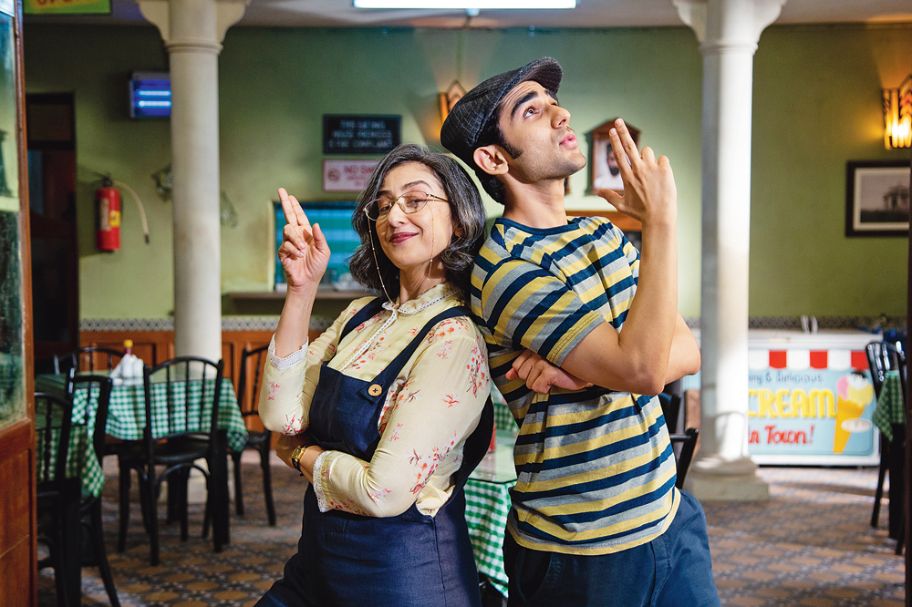 Manisha Koirala and Prit Kamani in a still from the upcoming Netflix Original Maska 