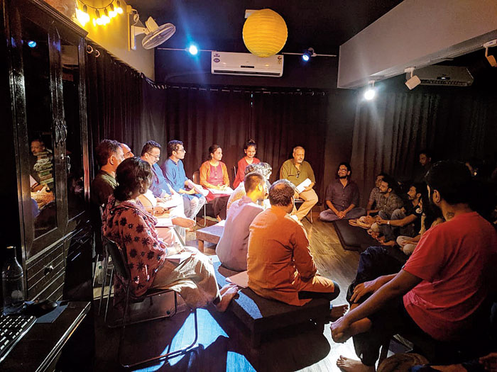 Dramatised readings of Crossing to Talikota, which Karnad wrote in 2018