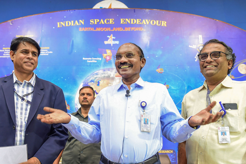 Isro's K Sivan during a news conference in Bangalore on January 1