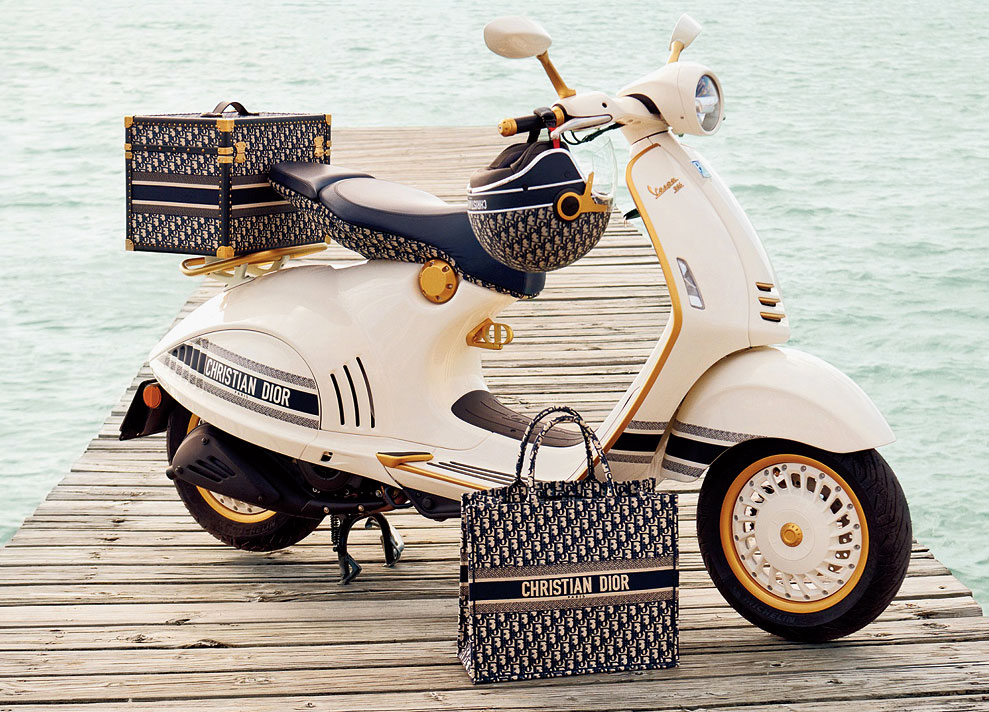 Roman Holiday: Emporio Armani Celebrate Launch Of Their Vespa