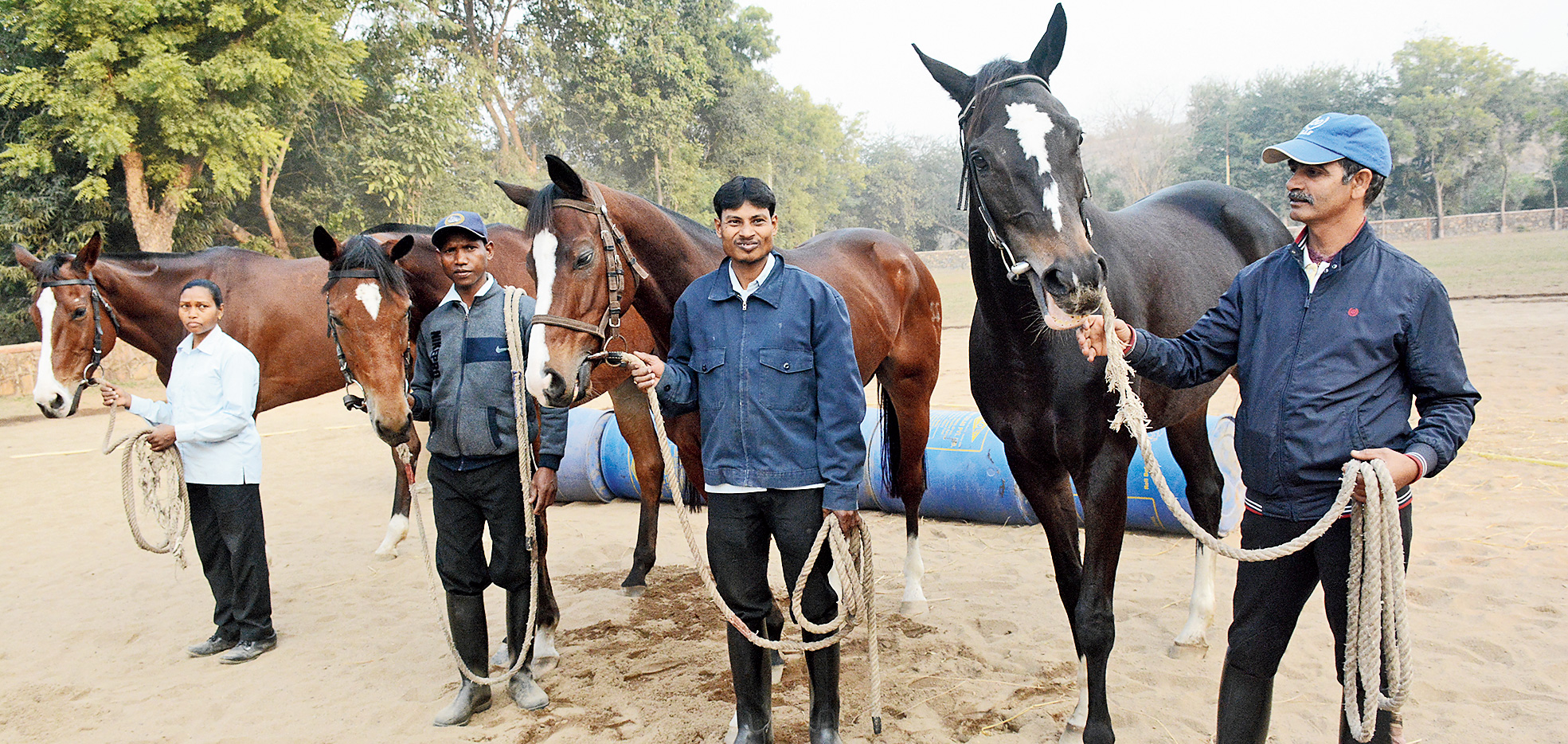 Jamshedpur riding school gets 4 horses from Calcutta