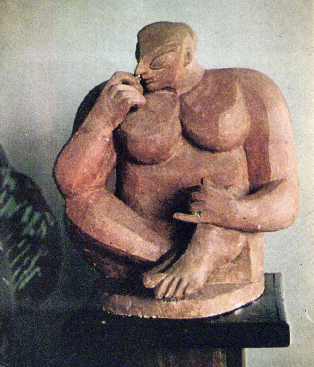 A sculpture by Bipin Goswami