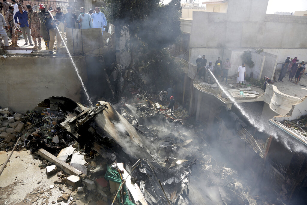 Pakistan Plane Crash Two Reported Survivors Out Of 98 On Board Telegraph India