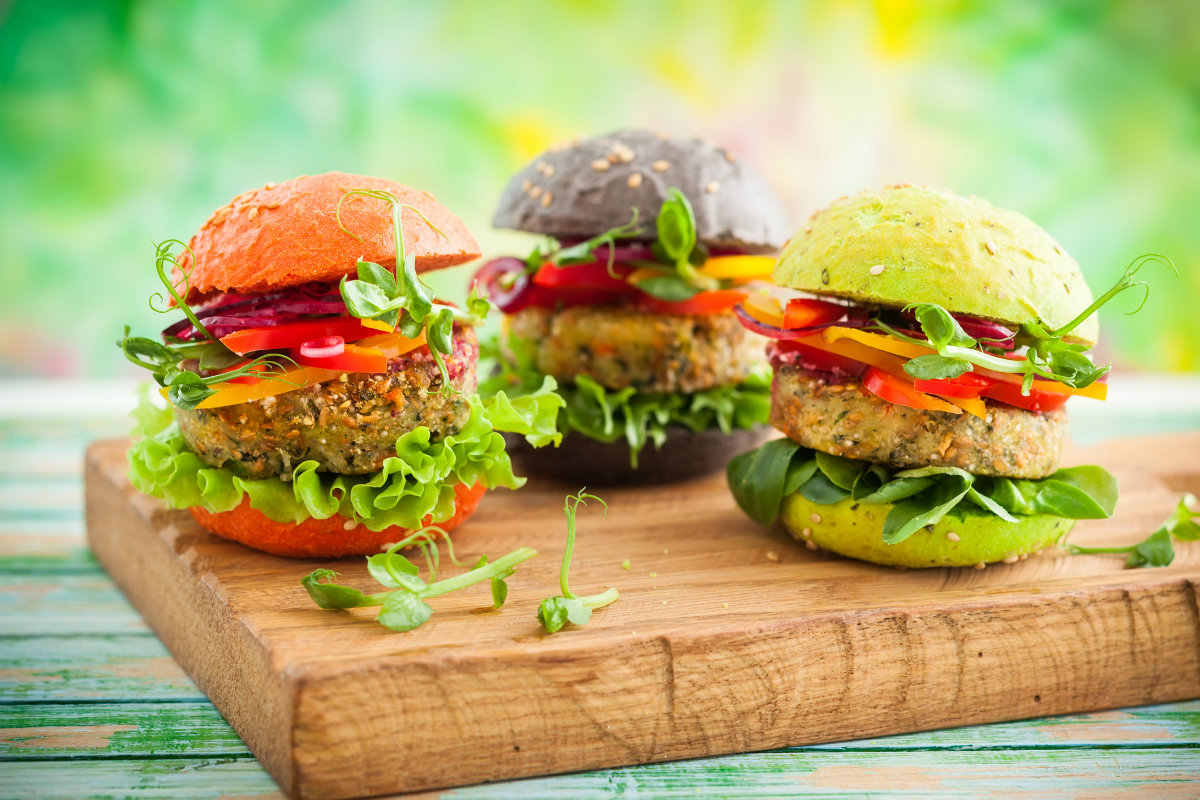 If you're making burgers at home, keep them healthy with quinoa.