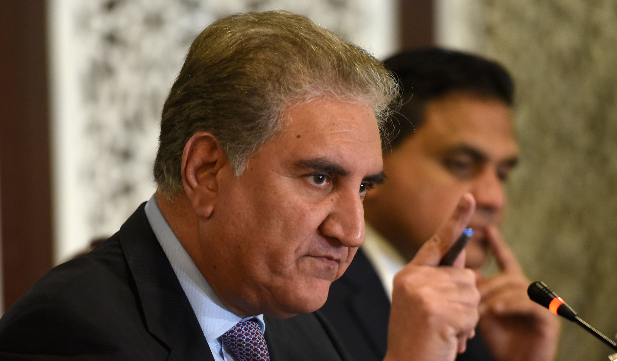 Pakistani foreign minister Shah Mehmood Qureshi  alleged that instead of fighting poverty and hunger together, the 