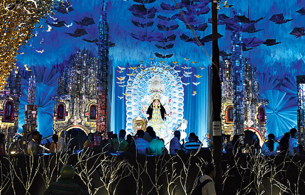 Jagaddhatri Puja in Chandannagar, West Bengal