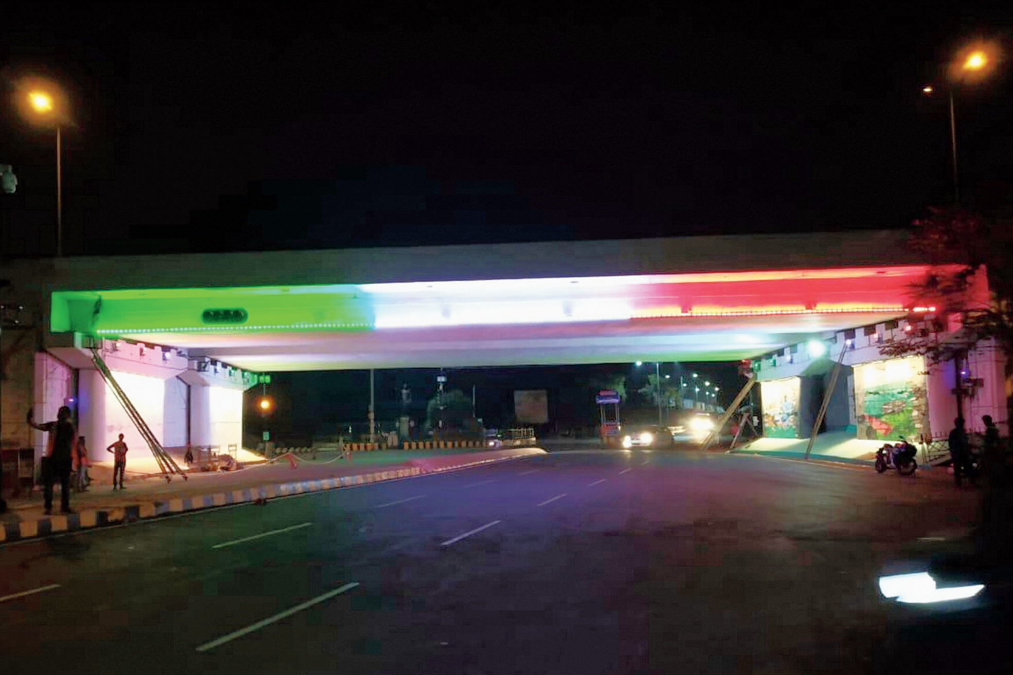 The flyover at Jayadev Vihar in Bhubaneswar.