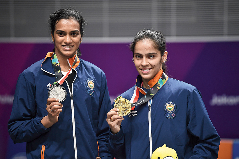P.V. Sindhu and Saina Nehwal
