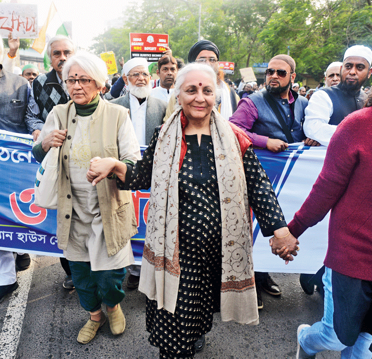 Septuagenarians Madhuchhanda Karlekar, who runs an NGO, and Sudha Kaul, the founder of the Indian Institute of Cerebral Palsy