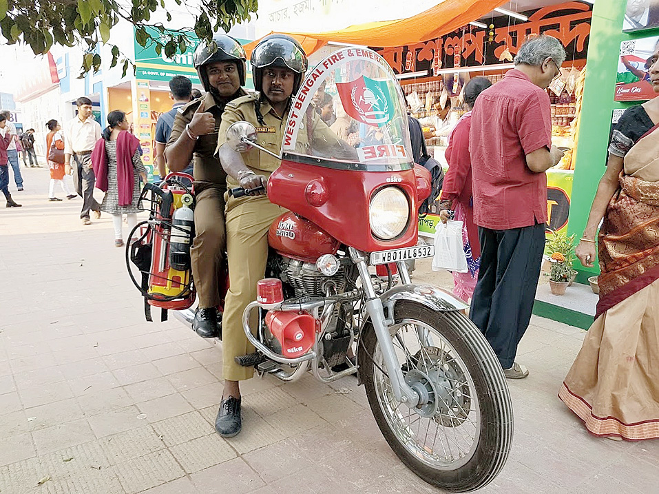 The fire bike.