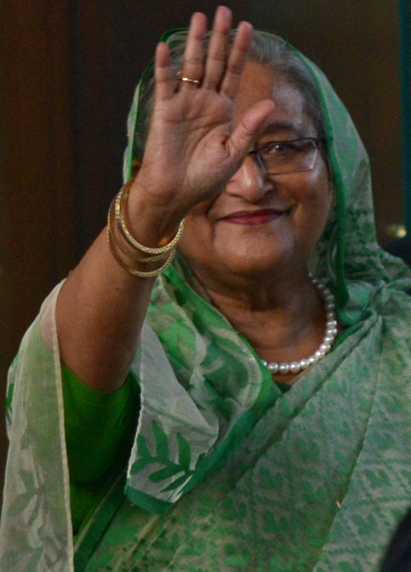Sheikh Hasina Wajed, the prime minister of Bangladesh.