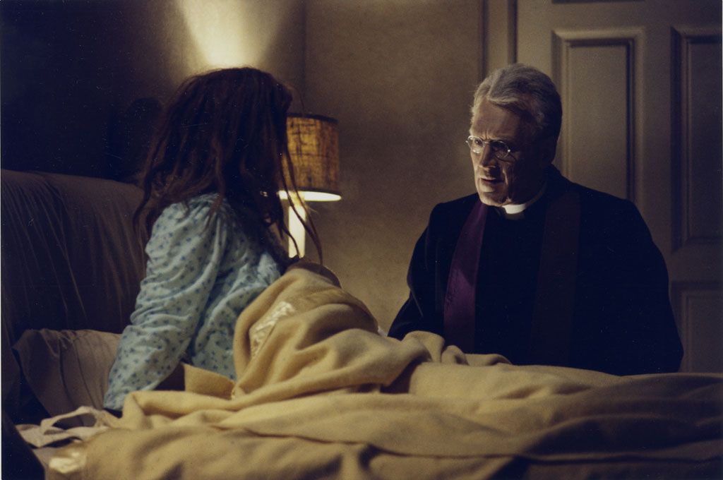 Max von Sydow and Linda Blair in The Exorcist (1973)