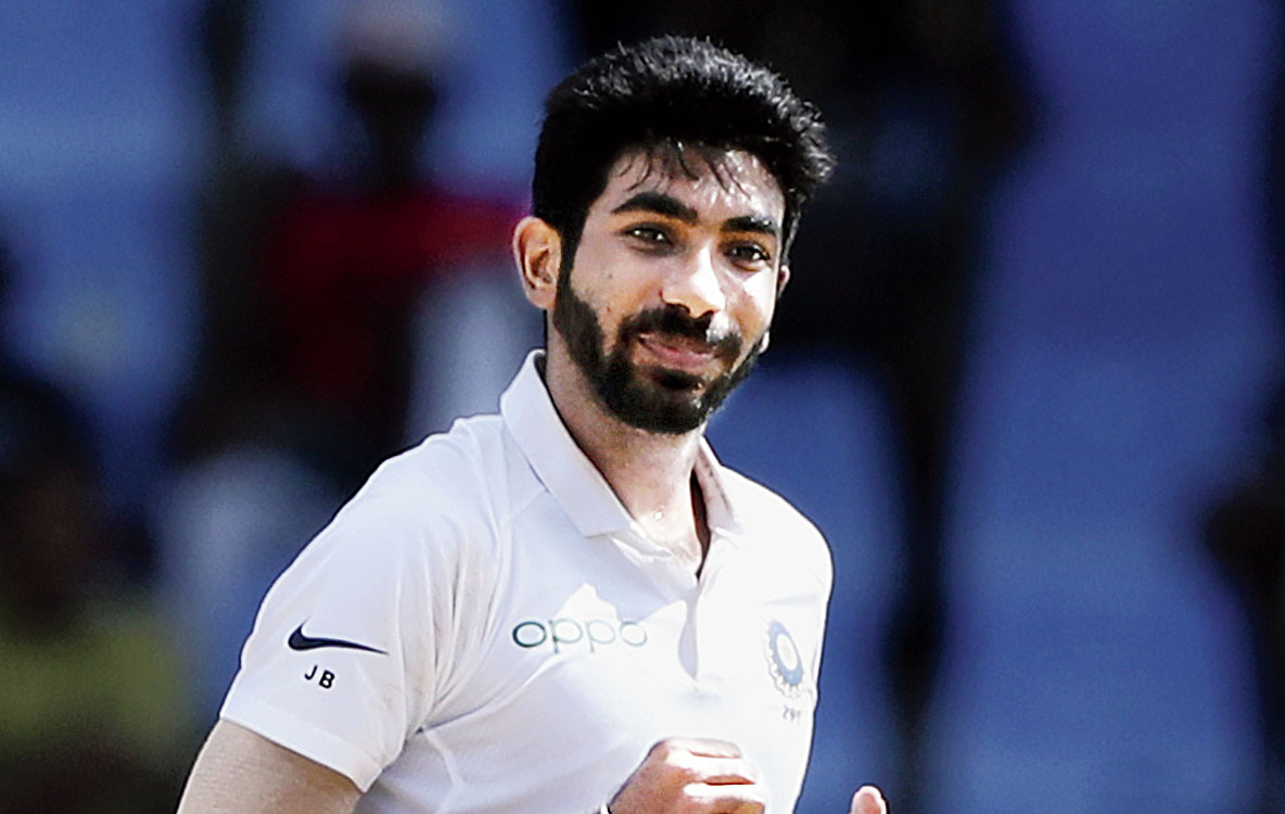 Jasprit Bumrah in North Sound.
