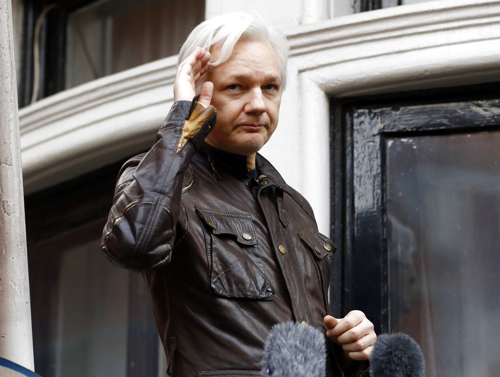 Julian Assange has taken cover in the Ecuadorian Embassy in London, where he has been granted asylum.