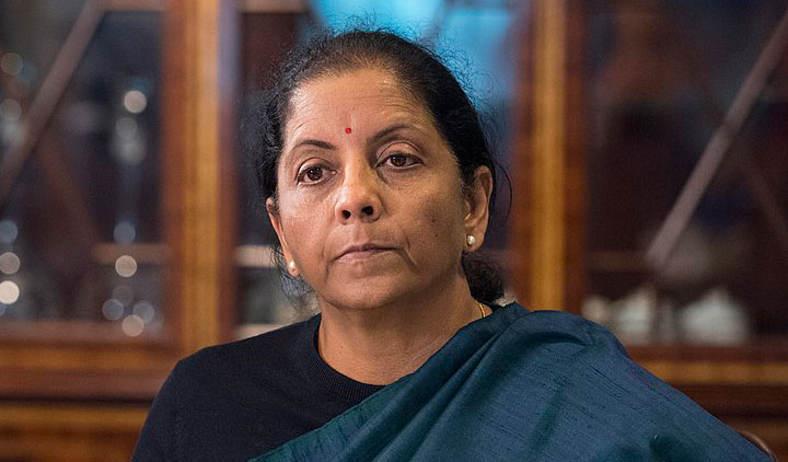 Finance minister Nirmala Sitharaman.