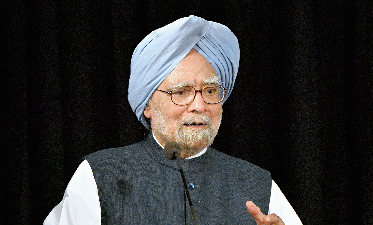 Manmohan Singh in New Delhi. 