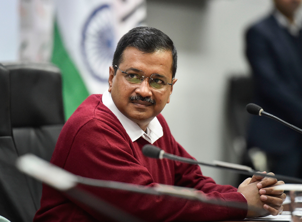 Arvind Kejriwal during a FICCI event in New Delhi on December 13