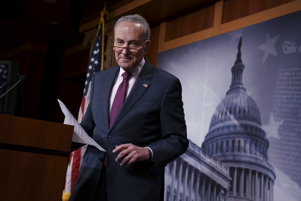 They strengthened,  Chuck Schumer said, Democratic demands for far more internal administration documents ahead of Trump’s impeachment trial
