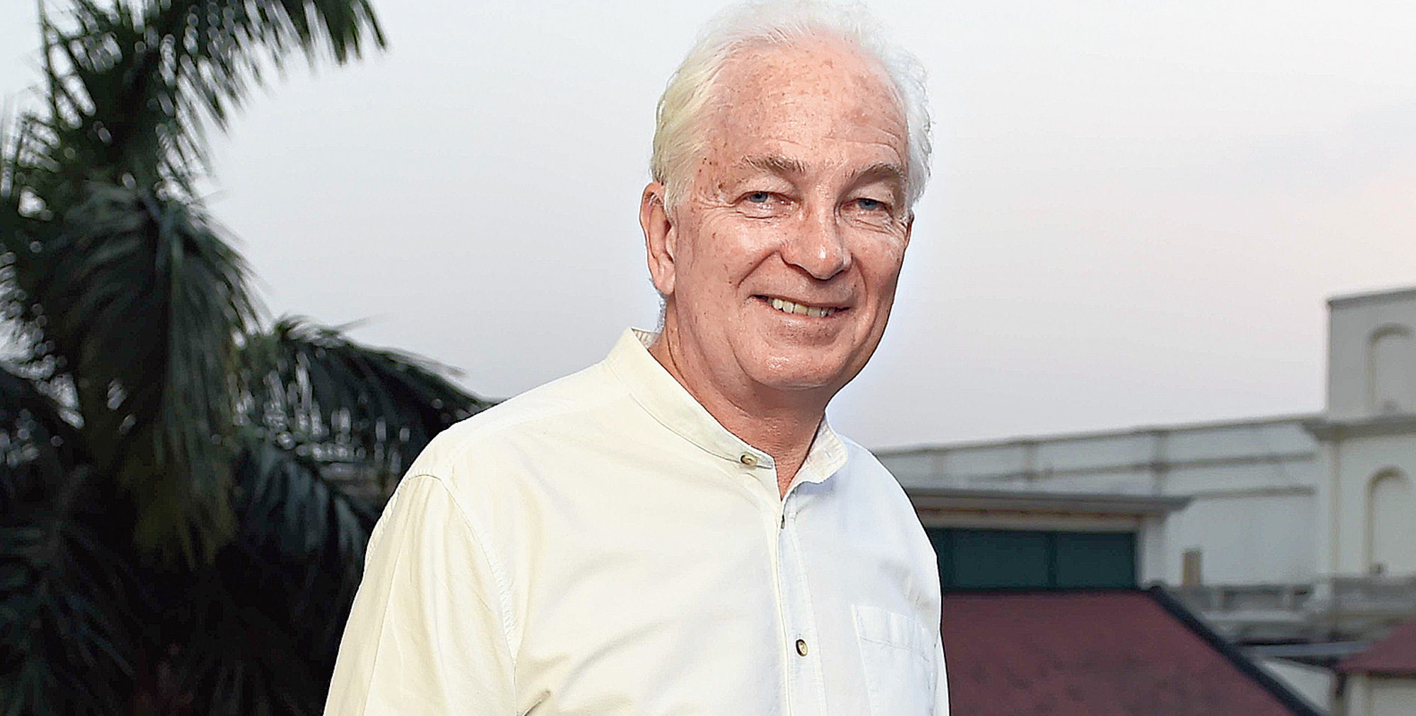 David Gower at the Oberoi Grand on Tuesday. 