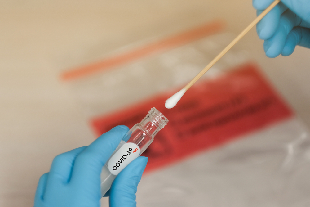 The worker's swab sample was collected and on Wednesday, the result showed him positive for the novel coronavirus