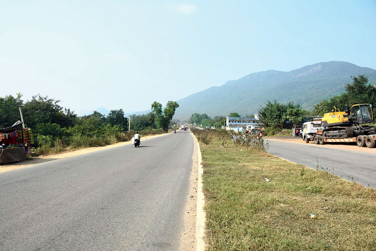 A stretch of NH-33 between Jamshedpur and Ranchi