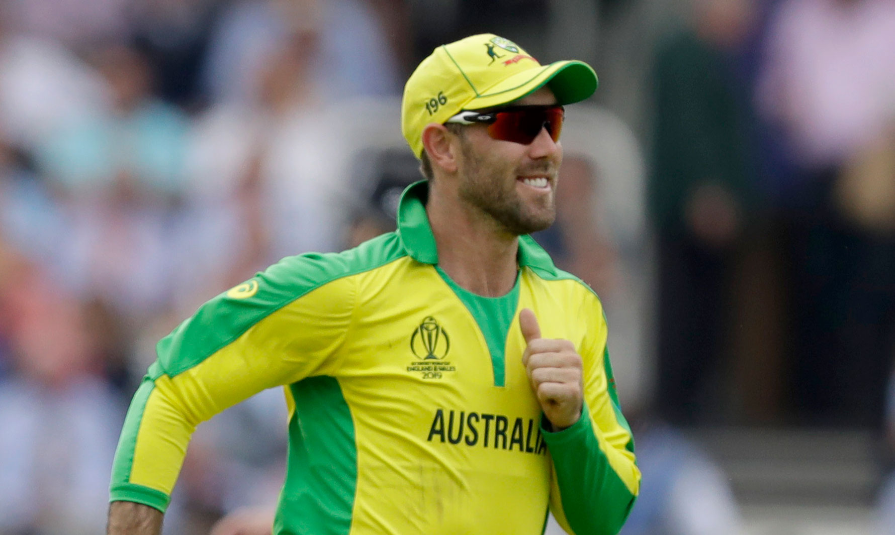 Glenn Maxwell during the ICC Cricket World Cup match between England and Australia at Lord's cricket ground in London, on June 25, 2019. 