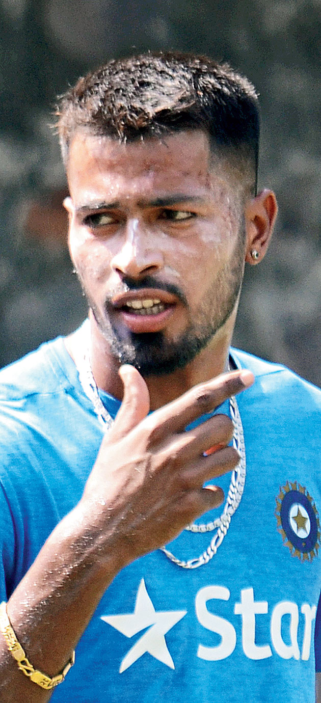 Hardik Pandya back in India squad for the ODI series against South Africa -  Telegraph India