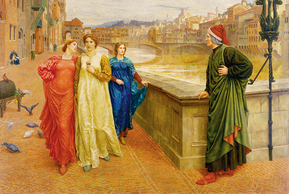Dante and Beatrice by Henry Holiday, circa 1883

