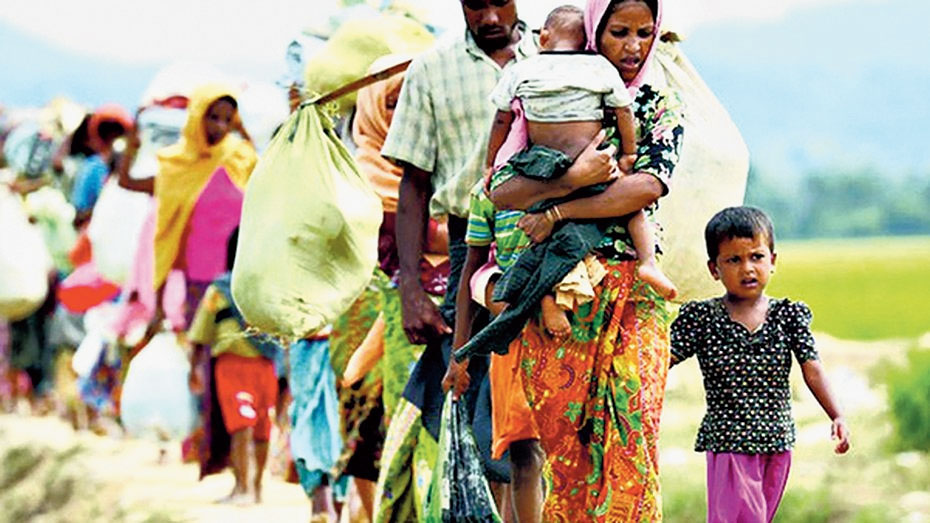 Over 7,25,000 Rohingya members had to flee the Rakhine state of Myanmar for neighbouring Bangladesh. 