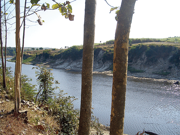 The Solo river in Java