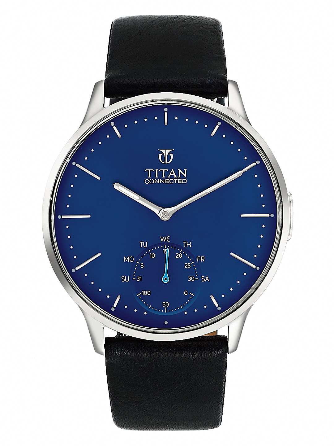 Titan connected blue hot sale dial smart watch