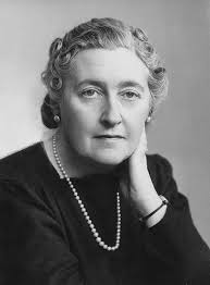 Crime fiction writer Agatha Christie