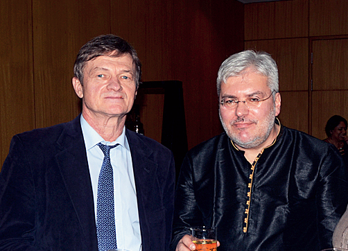 Eugene Reznichenko, head of the Institute for Literary Translation, and novelist Eugene Vodolazkin