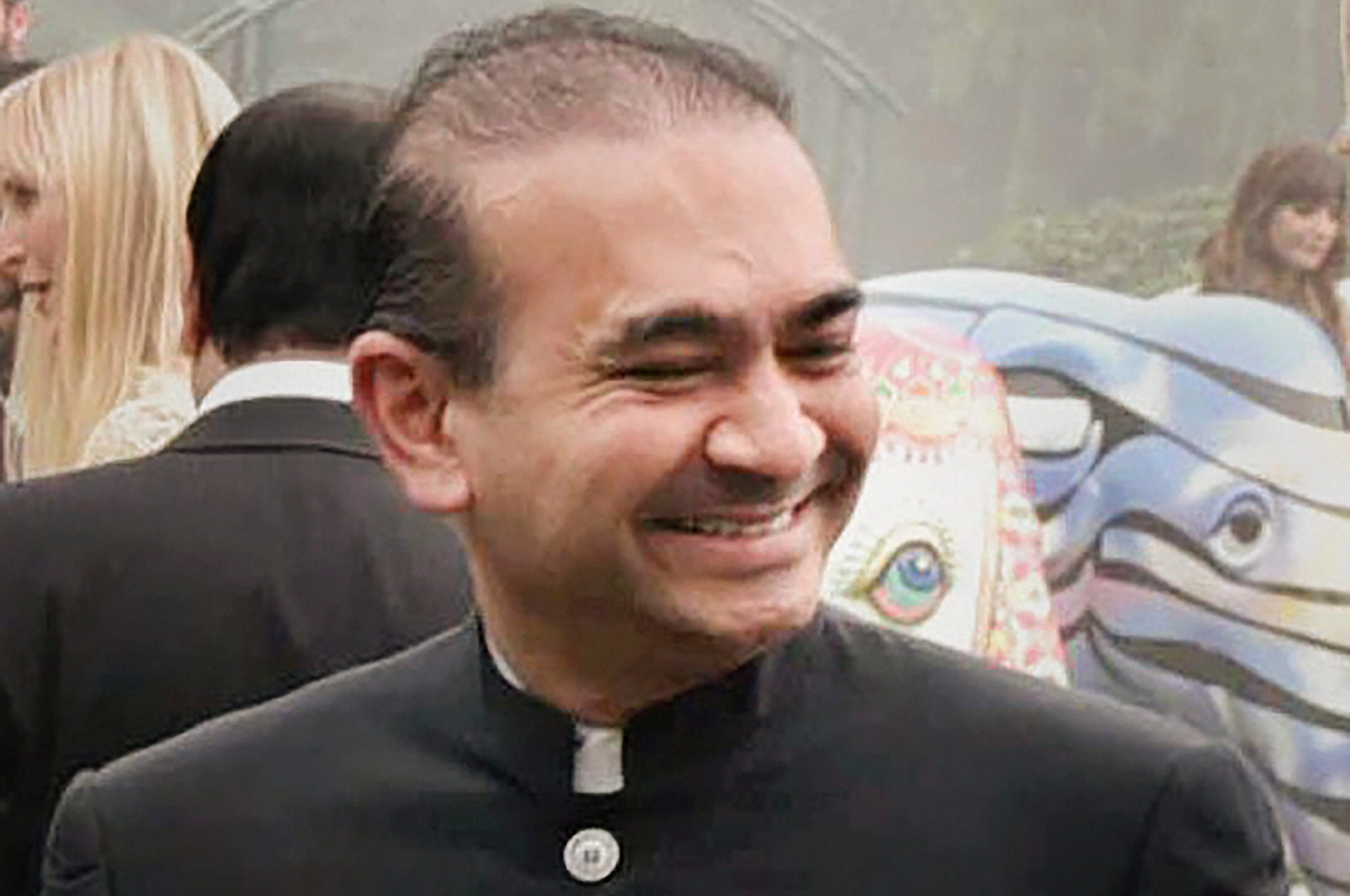 In this file picture dated November 08, 2017, diamond merchant Nirav Modi is seen during an event at the British High Commissioner's residence, in New Delhi. 