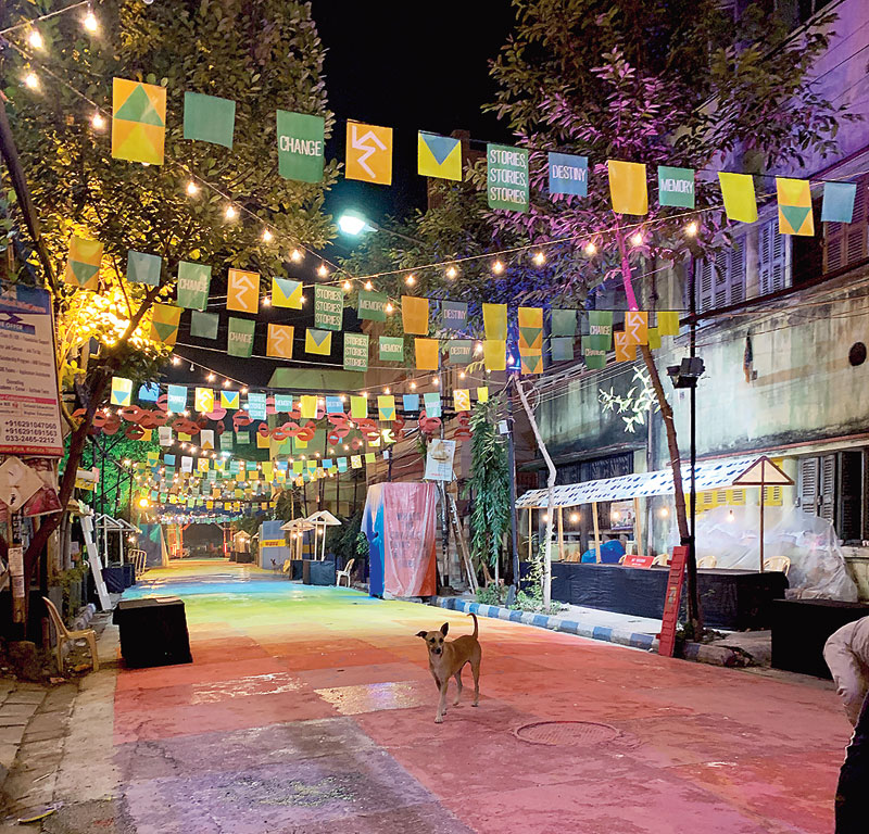 An ‘immersive’ art experience at the Kolkata Arts Lane Festival