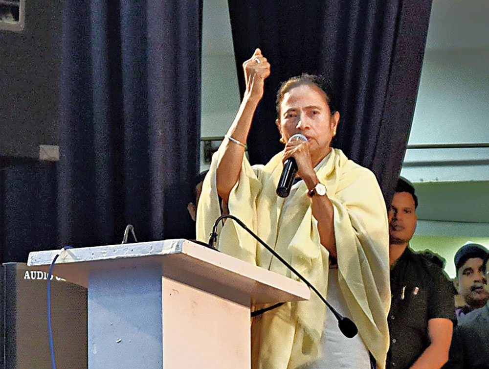 War hysterics timed to elections: Mamata