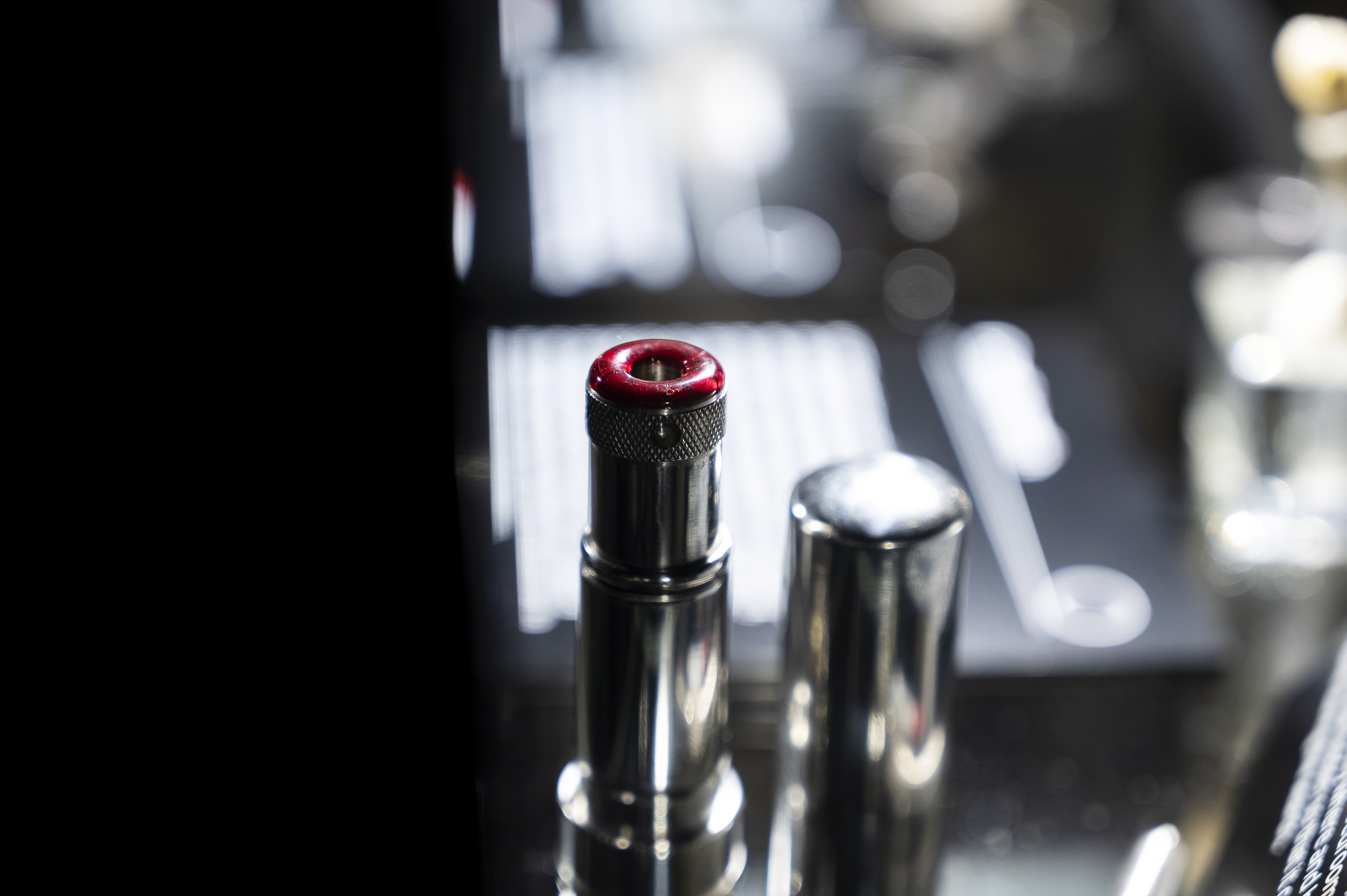 A lipstick gun at the spy museum.
