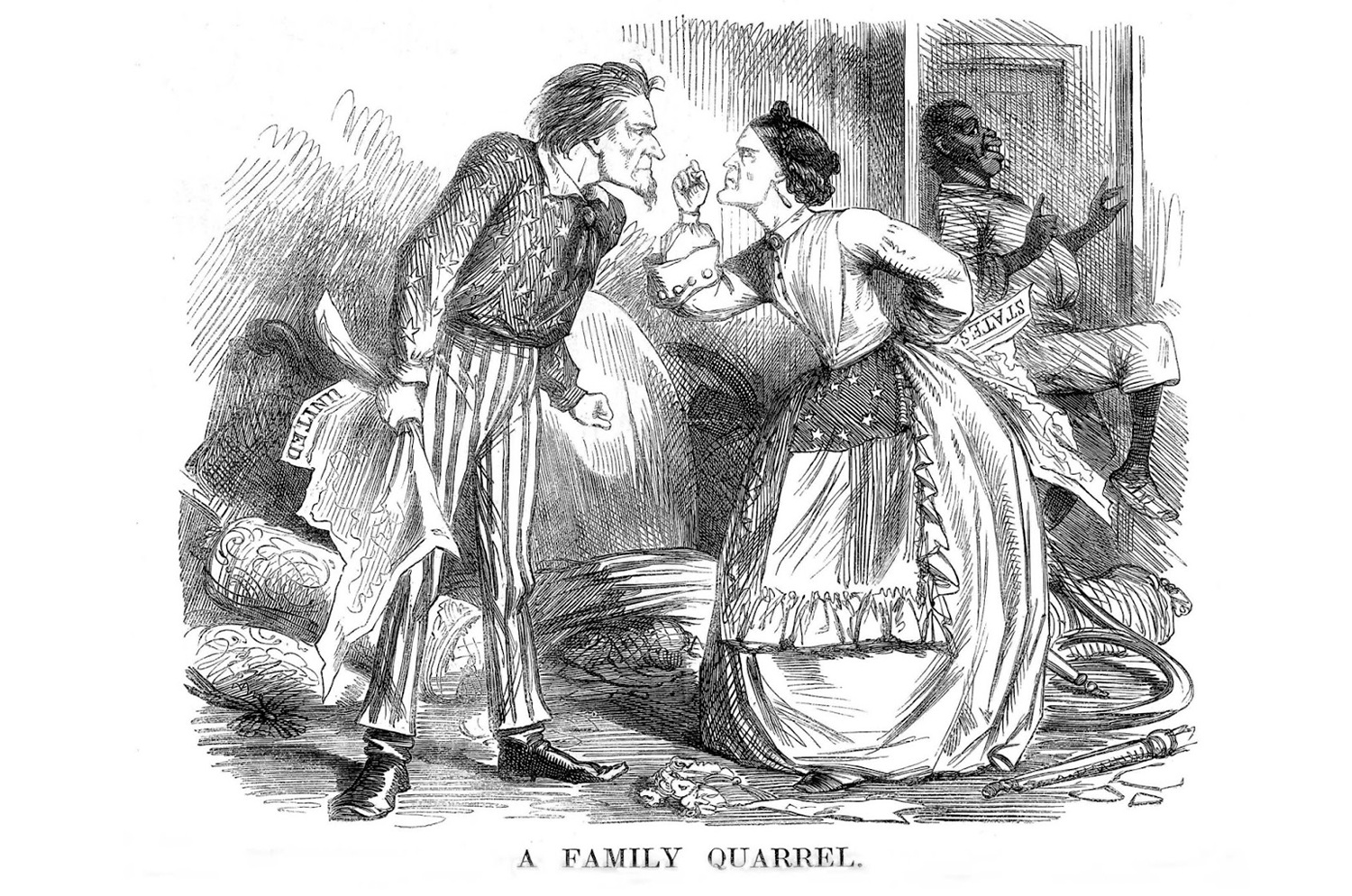 A Family Quarrel, by John Tenniel