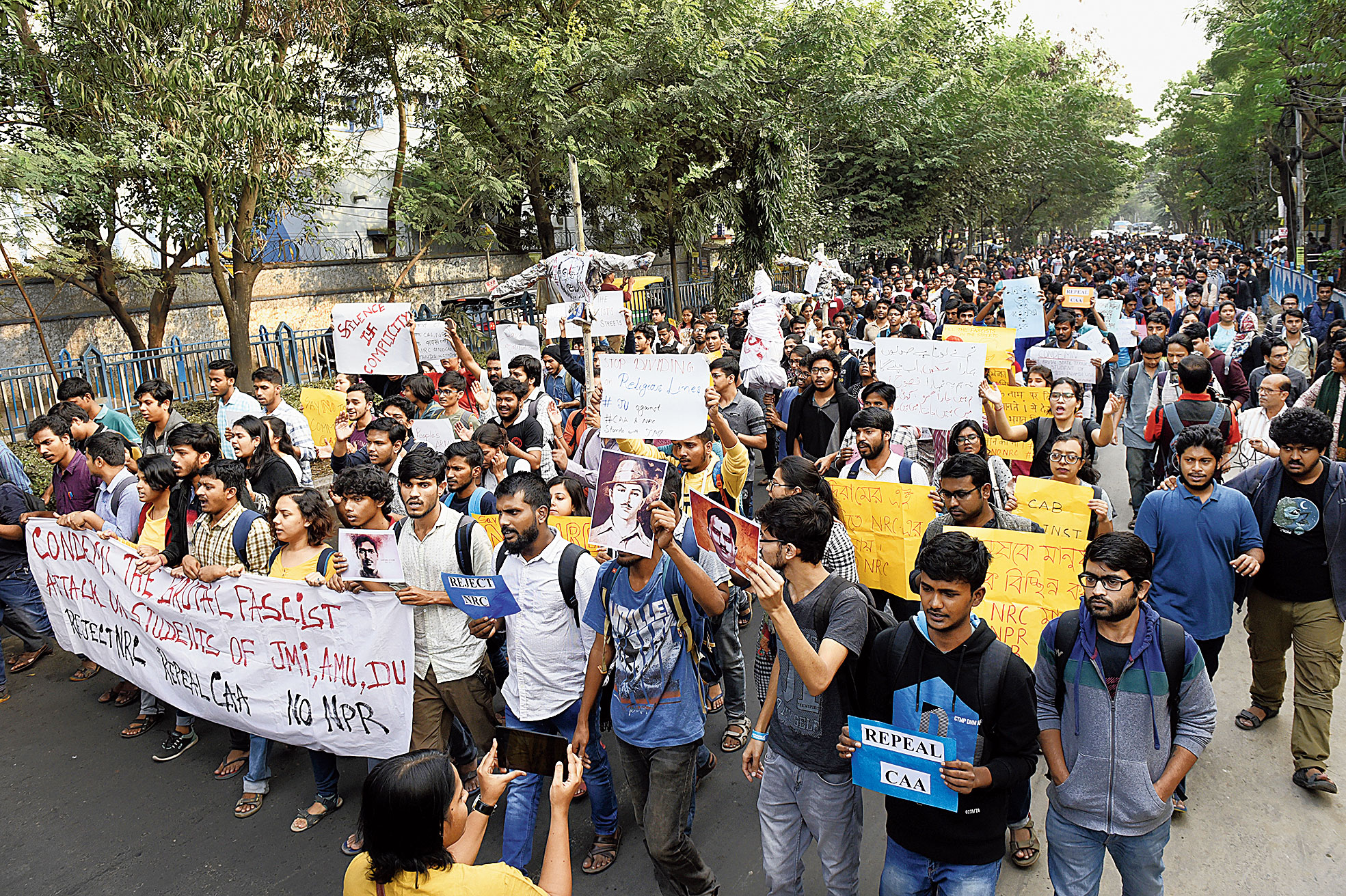 IN JADAVPUR: Calcutta displays its campus power
