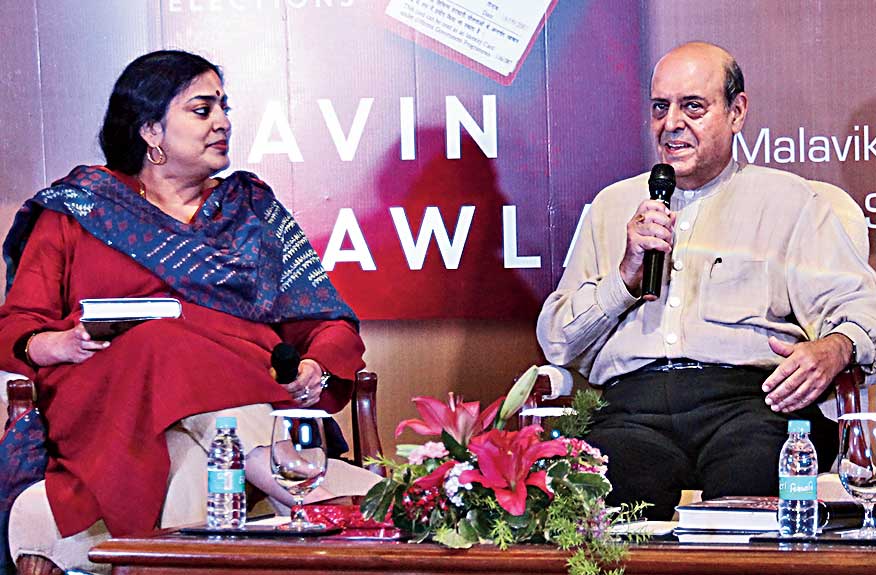 Malavika Banerjee and Navin Chawla at the session